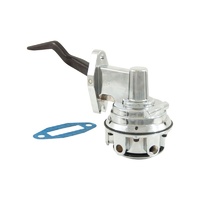 Cal Custom Ford Cleveland 302 351 Chrome Mechanical Fuel Pump 100 GPH - 7.5 PSI