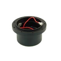 1964-1966 Mustang, Falcon, F Truck Cal Custom 9 Hole Black Ford Steering Wheel Boss