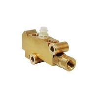 Universal Brass Brake Proportioning Valve - Disc Front Drum Rear