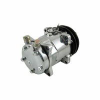 Sanden 508 Style A/C Compressor V Belt Pulley - Polished Housing