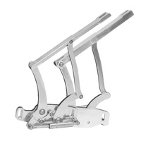 1967 - 1969 Camaro Billet Bonnet Hinges Polished Alloy