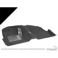 1965-68 Mustang Fastback Economy Carpet Kit (Black)
