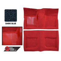 1965 - 1968 Mustang Coupe Molded Carpet Kit (Dark Blue)
