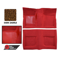 1965 - 1968 Mustang Convertible Molded Carpet Kit (Dark Saddle)
