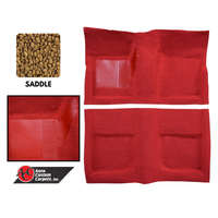 1965 - 1968 Mustang Convertible Molded Carpet Kit (Saddle)