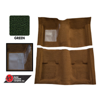 1969 - 1970 Mustang Fastback Molded Carpet Kit (Green)
