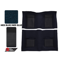 1969 Mustang Mach 1 Mustang Carpet Kit (Dark Blue with Dark Blue Inserts)