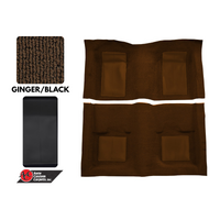 1969 Mustang Mach 1 Mustang Carpet Kit (Ginger with Black Inserts)