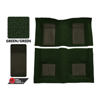 1969 Mustang Mach 1 Mustang Carpet Kit (Green with Green Inserts)