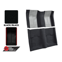 1970 Mustang Mach 1 Carpet Kit (Black with Black Inserts)