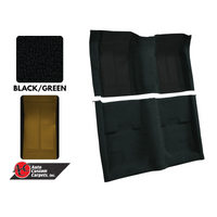 1970 Mustang Mach 1 Carpet Kit (Black with Ivy Gold Inserts)