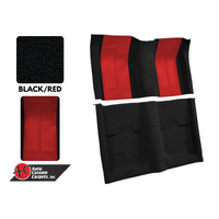 1970 Mustang Mach 1 Carpet Kit (Black with Red Inserts)