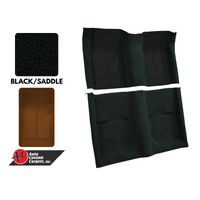 1970 Mustang Mach 1 Carpet Kit (Black with Saddle Inserts)