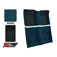 1970 Mustang Mach 1 Carpet Kit (Med Blue with Med Blue Inserts)