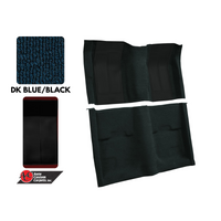 1970 Mustang Mach 1 Carpet Kit (Dark Blue with Black Inserts)