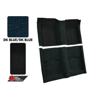 1970 Mustang Mach 1 Carpet Kit (Dk Blue with Dk Blue Inserts)