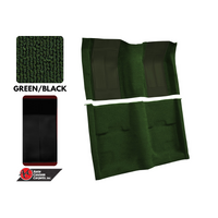 1970 Mustang Mach 1 Carpet Kit (Green with Black Inserts)