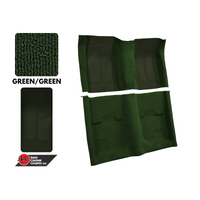 1970 Mustang Mach 1 Carpet Kit (Green with Green Inserts)
