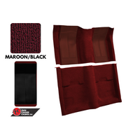 1970 Mustang Mach 1 Carpet Kit (Maroon with Black Inserts)