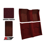 1970 Mustang Mach 1 Carpet Kit (Maroon with Maroon Inserts)