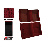 1970 Mustang Mach 1 Carpet Kit (Red with Black Inserts)