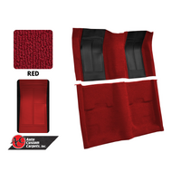 1970 Mustang Mach 1 Carpet Kit (Red with Red Inserts)