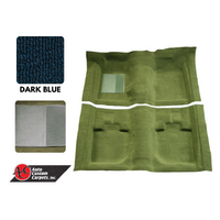 1971 - 1973 Cougar Convertible Molded Carpet Kit (Dark Blue)