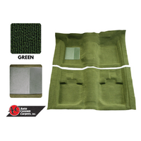 1971 - 1973 Cougar Convertible Molded Carpet Kit (Green)