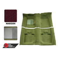 1971 - 1973 Cougar Convertible Molded Carpet Kit (Medium Red)