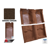 1971 - 1973 Mustang Mach 1 Carpet Kit - Ginger with Ginger Inserts