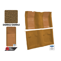 1971 - 1973 Mustang Mach 1 Carpet Kit - Saddle with Saddle Inserts
