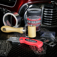 Car Builders Sound Deadener Install Kit - Black