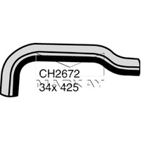 Radiator Hose - Lower (Pajero NJ/NK 2.8L I4)