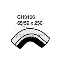 Turbocharger Intercooler Hose (Patrol GU 3.0L I4 Turbo) 55/59mm x 250mm