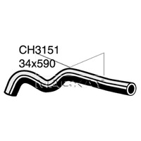 Radiator Hose - Lower (Bluebird U12 2.0L I4)