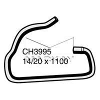 Heater Hose - Inlet (Peugeot Boxer 2.5L Diesel & Turbo Diesel) 14/20mm x 1100mm