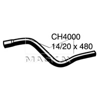 Heater Hose - Outlet (Opel Kadett 1.6 1.7 Diesel 16D/DA/17D/Da) 14/22mm x 480mm