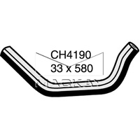 Radiator Hose - Lower (Mitsubishi Challenger PA 3.0L V6)