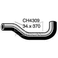 Top Radiator Hose (Mazda B2000 2.0L LHD)