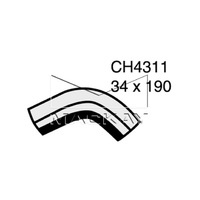 Radiator Hose - Lower (Triumph TR2 2.0L I4)