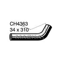 Radiator Hose - Bottom (Fiat 131 Brava 1756/1995cc)