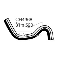 Radiator Hose - Bottom (Peugeot 206 XR -XT 1.3L TU3JP From Vin VF31AKFW008792 to 009274)