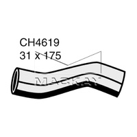 Radiator Hose - Upper Radiator to Breather (Mini Cooper S R53 1.6L I4 Supercharged)
