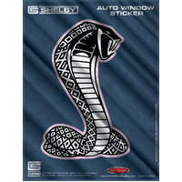 ShelbySnake Window Decal - Chrome