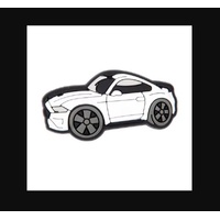 Croc Shoe Charms - 2018 Mustang Style - White