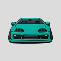 Croc Shoe Charms - Supra Style - Aqua