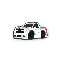 Croc Shoe Charms - 2020 Chevy Pickup Style - White