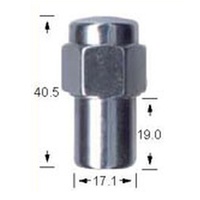 Centerline Wheel Nuts Chrome Closed End - Ford - Set of 10