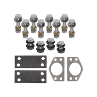 1965 - 1966 Mustang Upper Control Arm Relocation Kit 1 3/4" Drop With four Bolt Ball Joints