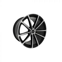 2005 - 2020 Mustang Carroll Shelby Wheel Company CS-10 Wheel 20" X 11" - Black Machined Finish